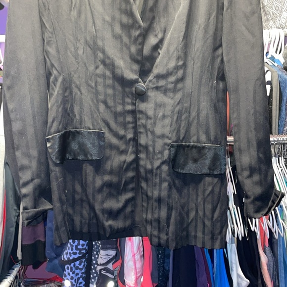 TWO ROADS Black hospitality work wear pants and jacket kitchen chef resort - Picture 3 of 12